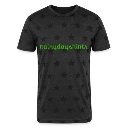 rainydayshirts text logo - Unisex Adult Star Printed T-Shirt
