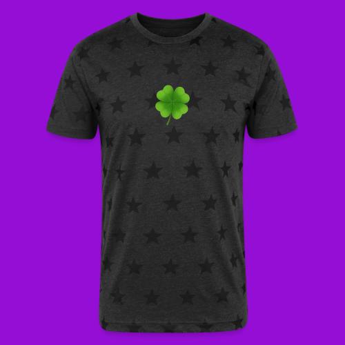 Four leaf clover - Unisex Adult Star Printed T-Shirt