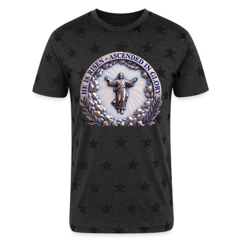 He Is Risen Ascended In Glory T Shirt, Gift - Unisex Adult Star Printed T-Shirt