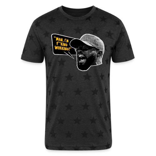 Man, I'm F*cking Working! - Unisex Adult Star Printed T-Shirt