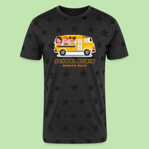 first day of school outfit- school again - Unisex Adult Star Printed T-Shirt