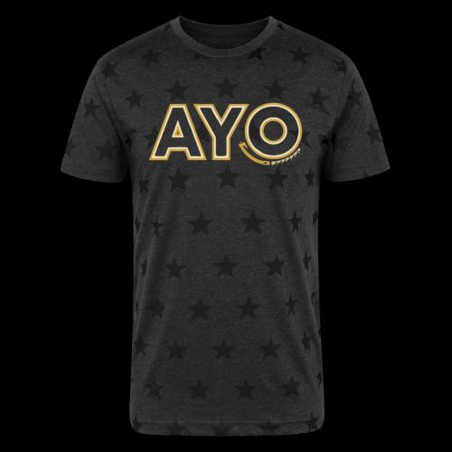 AyoGaming's Logo v1 - Unisex Adult Star Printed T-Shirt