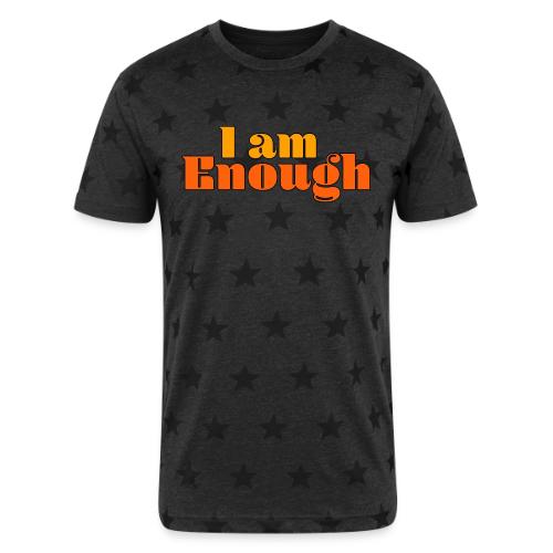 I Am Enough – Self-Love Affirmation Typography - Unisex Adult Star Printed T-Shirt