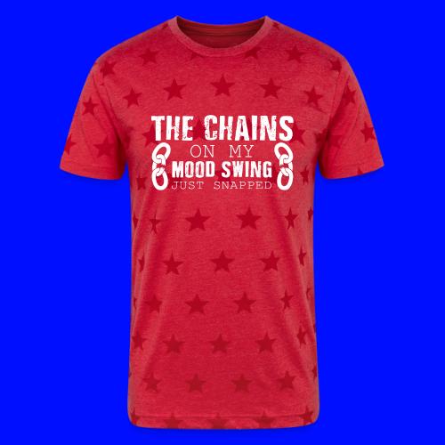 Mood Swings - Unisex Adult Star Printed T-Shirt
