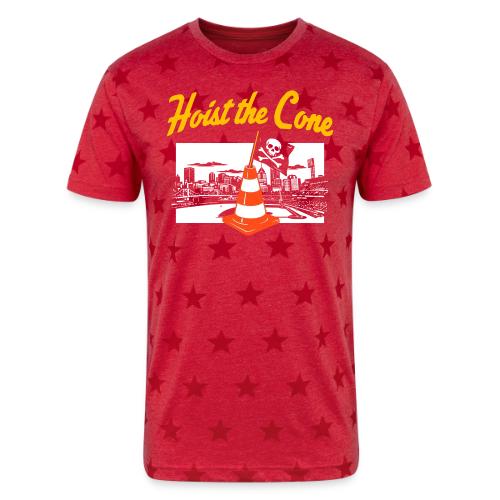 Hoist The Cone - Unisex Adult Star Printed T-Shirt