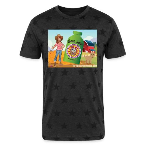 Nicole Sauce's Goat Juice - Unisex Adult Star Printed T-Shirt