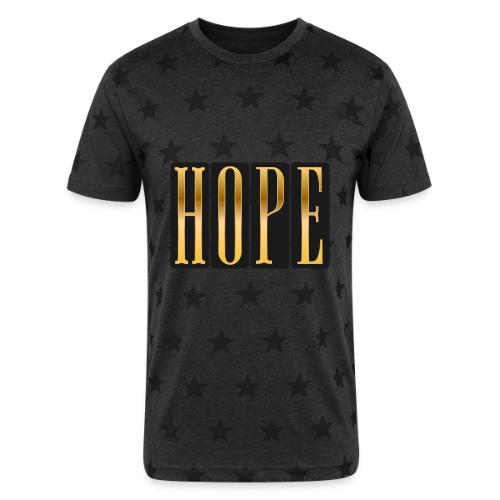 Golden Hope - Unisex Adult Star Printed T-Shirt