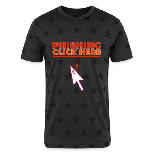 Phishing: Hooked by Deception - Unisex Adult Star Printed T-Shirt