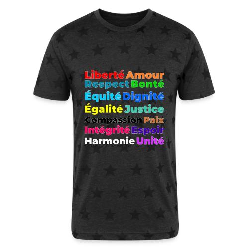 Words of Light - Unisex Adult Star Printed T-Shirt