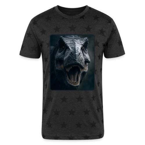 T Rex Cinematic Close-Up Design - Unisex Adult Star Printed T-Shirt