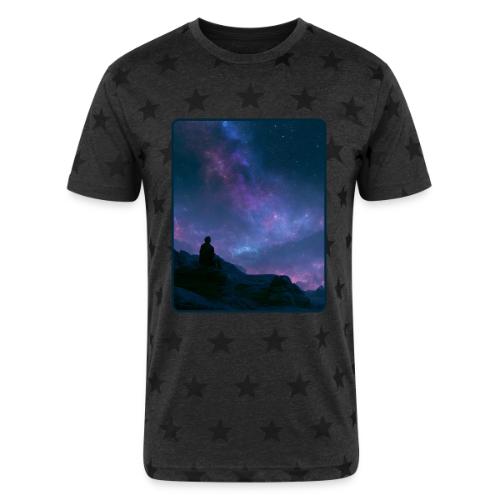 Stargazer Nebula Night Sky Art - Unisex Adult Star Printed T-Shirt