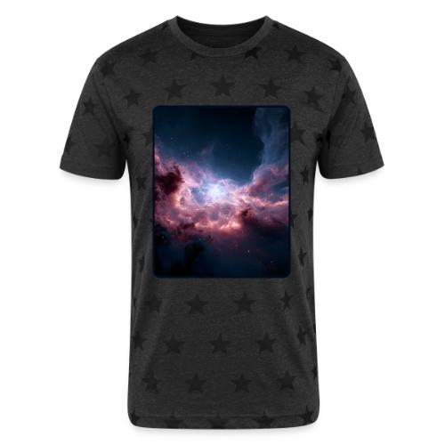 Radiant Cosmic Nebula Artwork - Unisex Adult Star Printed T-Shirt