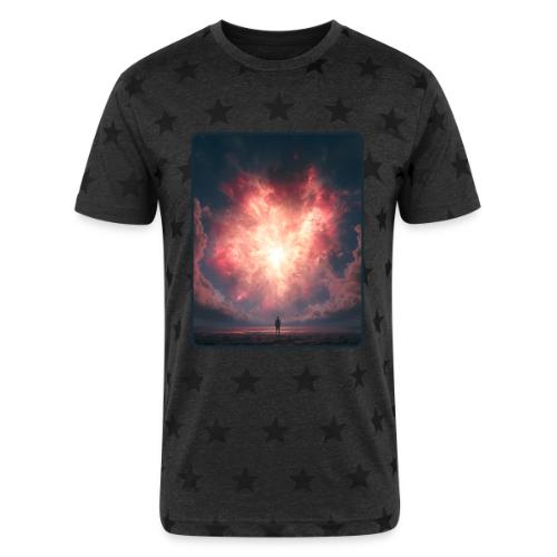 Supernova Sky Sci-Fi Artwork - Unisex Adult Star Printed T-Shirt