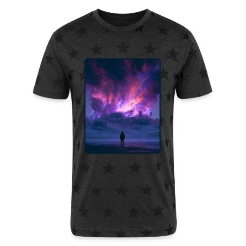 Cosmic Supernova Night Design - Unisex Adult Star Printed T-Shirt