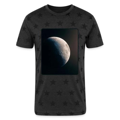Crescent Moon Celestial Artwork - Unisex Adult Star Printed T-Shirt