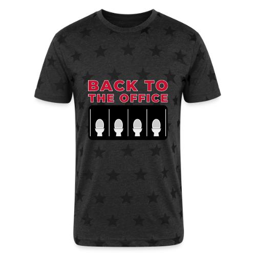 Back to the Office Satire Design - Unisex Adult Star Printed T-Shirt