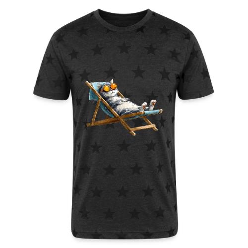 Sunshine Cat Mode - Unisex Adult Star Printed T-Shirt