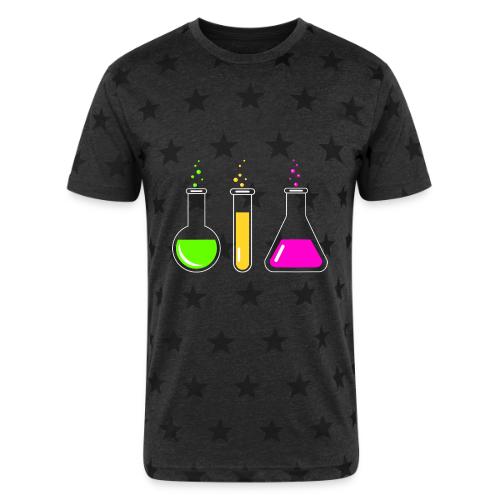 Colorful Chemistry - Unisex Adult Star Printed T-Shirt