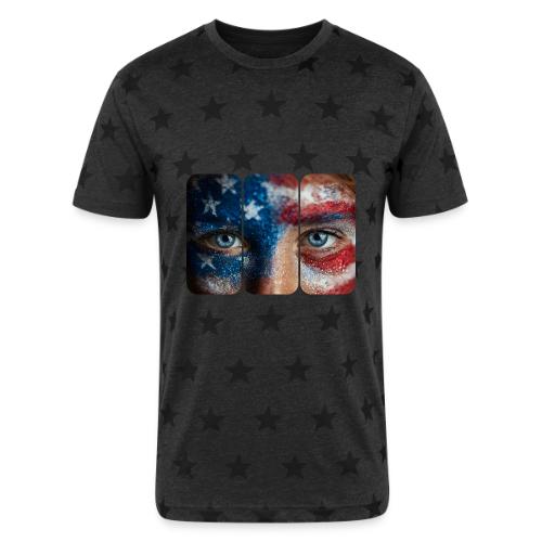 USA: Stars in Her Eyes - Unisex Adult Star Printed T-Shirt