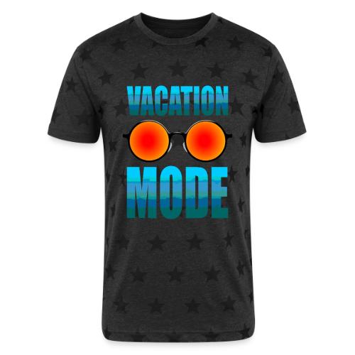 Vacation mode: Ocean Vibes On - Unisex Adult Star Printed T-Shirt
