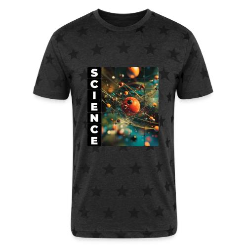Atomic Science Vision - Unisex Adult Star Printed T-Shirt