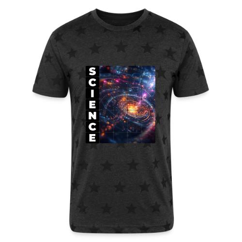 Science Spiral - Unisex Adult Star Printed T-Shirt