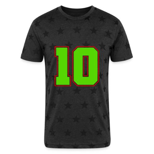 The Magic Number 10 - Unisex Adult Star Printed T-Shirt