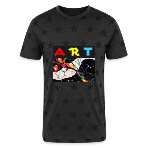 Art in Motion: Color Unleashed - Unisex Adult Star Printed T-Shirt