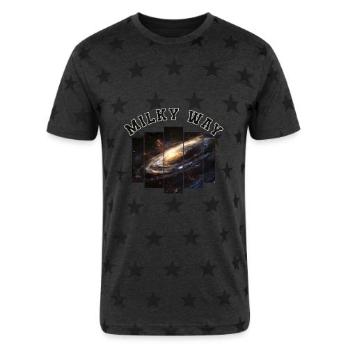 Milky way galaxy - Unisex Adult Star Printed T-Shirt