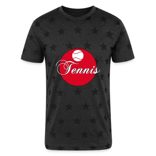 Tennis Pulse - Unisex Adult Star Printed T-Shirt