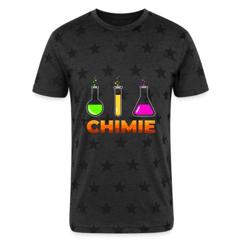 Chemistry: Moving Elements - Unisex Adult Star Printed T-Shirt