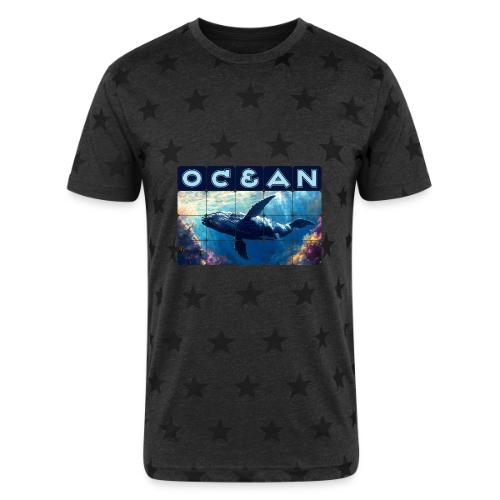 Ocean: Majestic Deep - Unisex Adult Star Printed T-Shirt