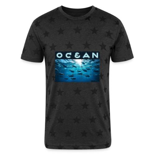 Ocean: Silver Tide - Unisex Adult Star Printed T-Shirt