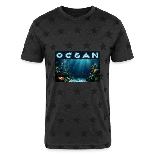 Ocean: Rainbow Reef Life - Unisex Adult Star Printed T-Shirt