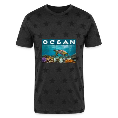 Ocean: Gentle Voyager - Unisex Adult Star Printed T-Shirt