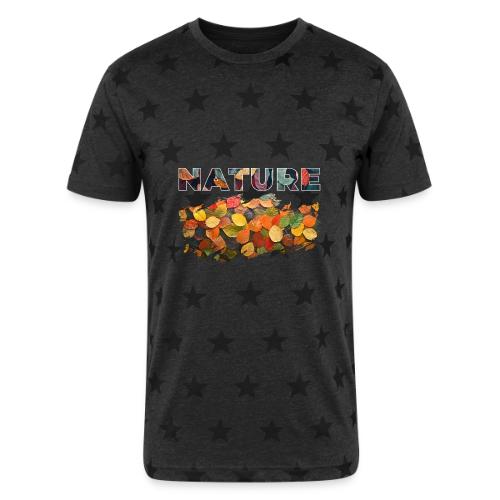 Brushed by Nature - Unisex Adult Star Printed T-Shirt