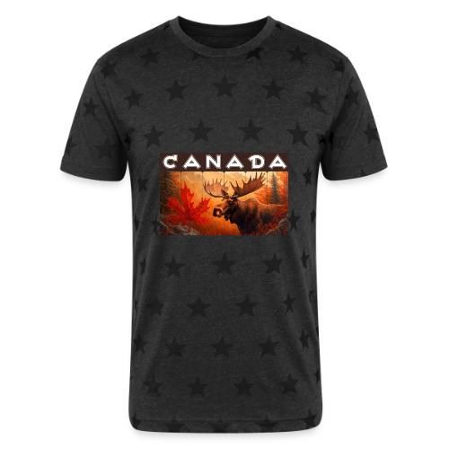True North Canada - Unisex Adult Star Printed T-Shirt