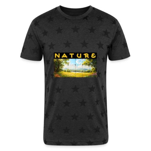 Nature: Summer Fields - Unisex Adult Star Printed T-Shirt