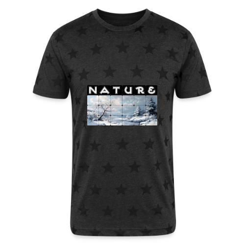 Nature: Winter Embrace - Unisex Adult Star Printed T-Shirt