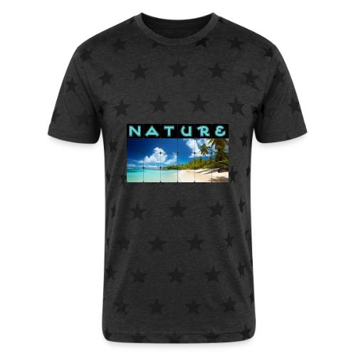 Nature: Island Bliss - Unisex Adult Star Printed T-Shirt