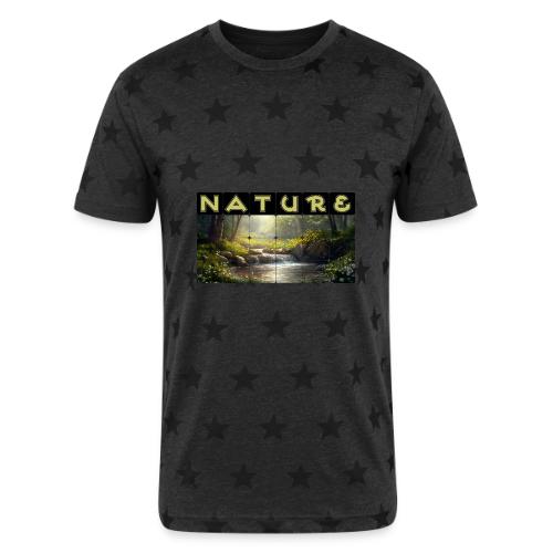 Nature: Verdant Bloom - Unisex Adult Star Printed T-Shirt
