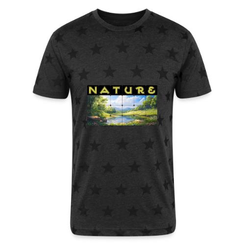 Nature: Springtime Serenity - Unisex Adult Star Printed T-Shirt