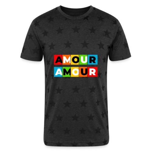 Love in Colour - Unisex Adult Star Printed T-Shirt