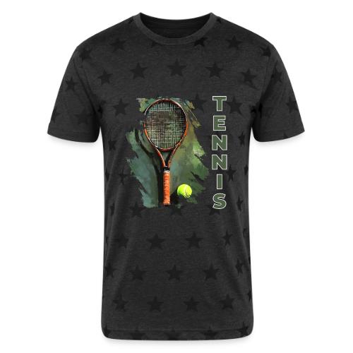 Tennis Precision Strike - Unisex Adult Star Printed T-Shirt