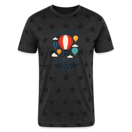Balloon Ascension Day shirt - Unisex Adult Star Printed T-Shirt