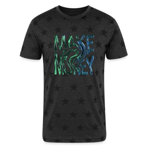 Make Money Neon 3D - Unisex Adult Star Printed T-Shirt