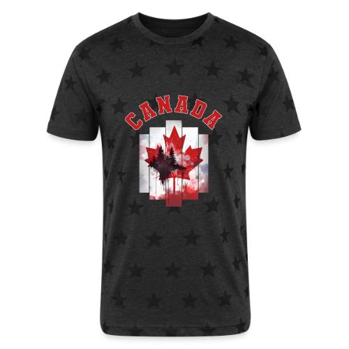 Canadian Pulse - Unisex Adult Star Printed T-Shirt