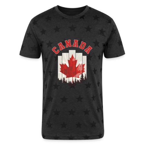 Creative Spirit of Canada - Unisex Adult Star Printed T-Shirt