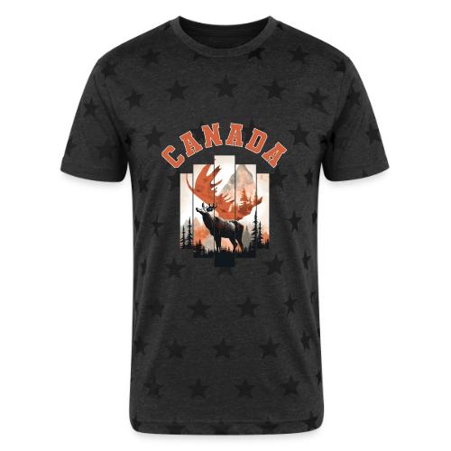 Great Canadian Outdoors - Unisex Adult Star Printed T-Shirt