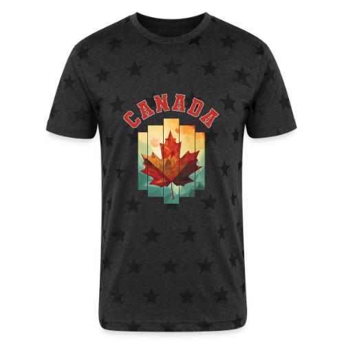 Canada’s Artistic Emblem - Unisex Adult Star Printed T-Shirt